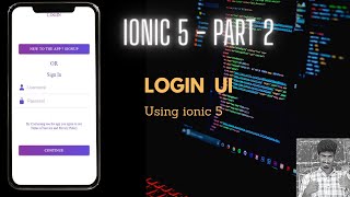 Login UI | Ionic Series | Developers Tutorial |