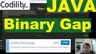 Codility Binary Gap