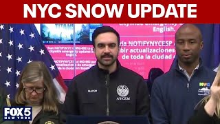 FULL: Mamdani updates NYC about snowstorm
