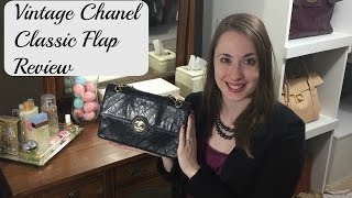 Vintage CHANEL classic single flap bag review