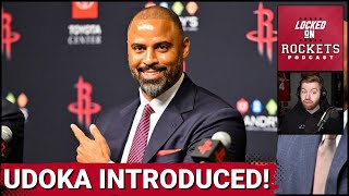 Houston Rockets Introduce New Head Coach Ime Udoka | Rafael Stone and Tilman Fertitta Share Vision