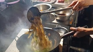 打工者的夜宵美食，8块钱一份炒粉，好吃又能吃得饱 fried rice noodles