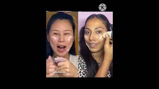 Funny chinese 💄koren/ vs@miss garg Makeup #shorts #shortsfeed #youtubeshorts #makeupshorts #viral