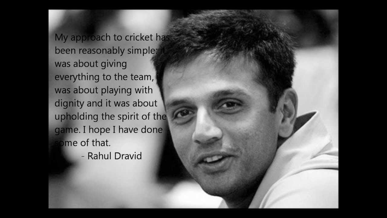 Rahul Dravid - The Great Wall Of India - YouTube