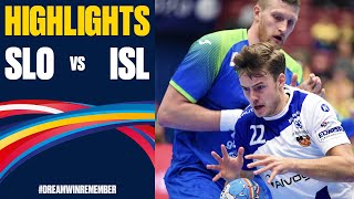 Slovenia vs. Iceland Highlights | Day 9 | Men's EHF EURO 2020