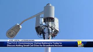 FCC commissioner visits Baltimore to discuss improved internet access