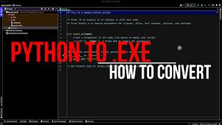 How to Create Exe File for Python Program using Pyinstaller