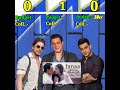 Salman k vs Aamir k vs Sharukh k top 10 highest Grossing movies