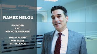 Ramez Helou - Sales Conferences & Workshops, Keynote Speaker, Sales Improvements, Professor of Sales
