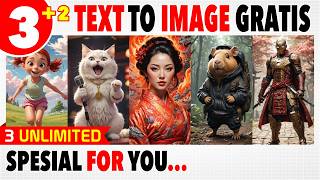 UBAH TEKS MENJADI GAMBAR - 3 Website Ai Image Generator Gratis | Text to Image Free Unlimited