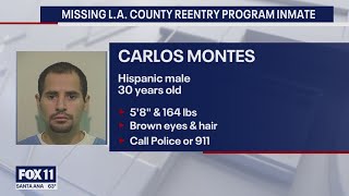 Inmate walks away from LA County reentry facility
