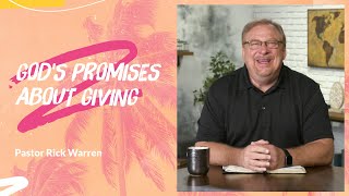 "God's Promises About Giving" with Pastor Rick Warren