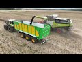 rapeseed harvest with joskin drakkar