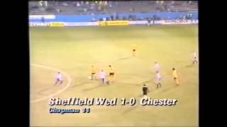 WEDNESDAY 3-1 CHESTER CITY, FA CUP 4TH ROUND REPLAY, 4/2/1987