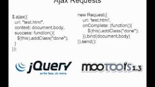 JavaScript Tutorials 01: Picking a Framework (JQuery or Mootools)
