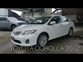 TOYOTA COROLLA 2012 SE-G AT 1800CC TC