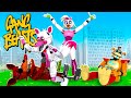 Foxy and Glamrock Freddy's BIG FIGHT In Gang Beasts with Glamrock Chica And Funtime Foxy