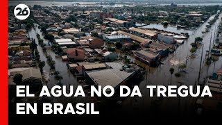 INUNDACIONES EN BRASIL |  Más de 600.000 personas tuvieron que dejar sus hogares