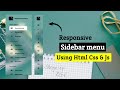 SideMorph menu Animated Menu | HTML CSS JavaScript | Mayancoders