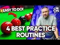 4 Practice Routines To Improve Your Snooker Game Fast!