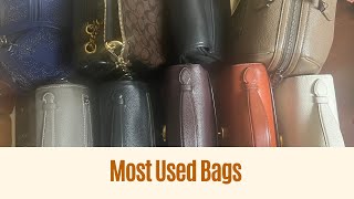 Most Used Handbags 2024 @contentwithcandace