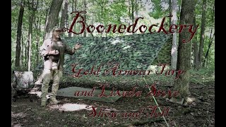 Boonedockery:  Gold Armour Tarp and Lixada Stove Show And Tell