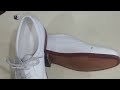 handmade shoes white cow leather amazing skills