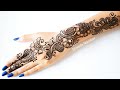 New Arabic Mehndi Design🌸😍| Full Back Hand ArabicMehndiDesign Created by ShwetaNarokar/CreativeHeArt