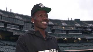 Antonio Brown visits the Oakland Coliseum for the first time | Raiders.com