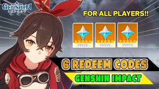 All Redeem Code💥 Genshin Impact Codes 2024 | New Genshin Impact Redeem Codes | Gameplay