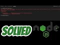 node : The term 'node' is not recognized as the name of a cmdlet, function, script file SOLVED