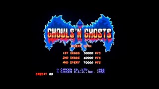 Ghouls 'n Ghosts - Arcade Vs Megadrive,  Supergrafx and Sharp X68000