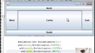 Java Swing Tutorial 7 -BorderLayout Manager