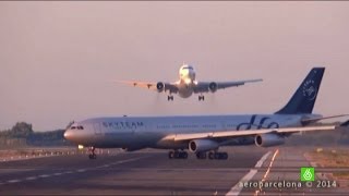 Un piloto evita la colisión entre dos aviones en el aeropuerto de El Prat