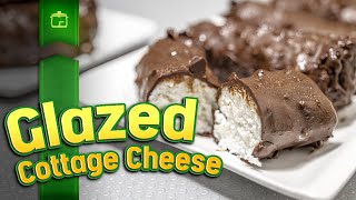 Bars Glazed Cottage Cheese. How to make homemade glazed curds no baking.