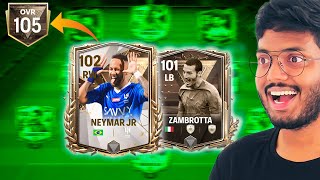 Road to 105 OVR Continues! Welcome Neymar Jr, Zambrotta - FC MOBILE