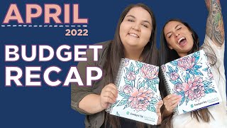 APRIL 2022 BUDGET RECAP | Budget By Paycheck + Budget Tips