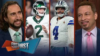 Jets turn to QB Zach Wilson for their matchup vs. Cowboys in Week 2 | NFL | FIRST THINGS FIRST