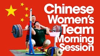 Chinese Women Morning Session 2015 Asian Weightlifting Championships