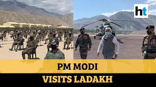 Watch: PM Modi makes surprise visit to Ladakh, interacts with forces