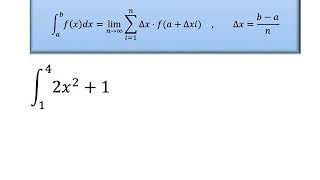 Calculus Formal Definition of an Integral Example