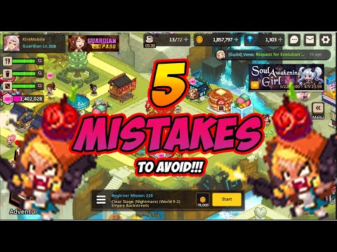 Guardian Tales, Top 5 Mistakes to Avoid in Guardian Tales!