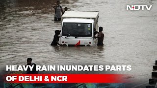 Heavy Rain Floods Delhi Roads, Shuts Schools In UP, Gurgaon WFH