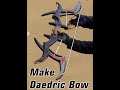 Daedric Bow Made from Leafspring and Plywood