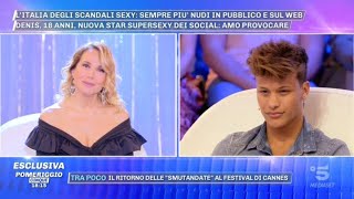 Denis Dosio TORNA da BARBARA D’URSO a POMERIGGIO 5 (litigio in diretta)