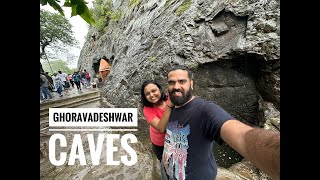 Ghoravadeshwar Caves - Mahadev Temple|Small Trek in Rain|Picnic Spot near Lonavala and Pune