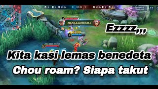 CHOU roam? siapa takut // mlbb gameplay