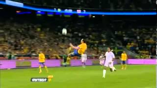 Zlatan Ibrahimovic Amazing Goal - Sweden Vs England  4-2 HQ