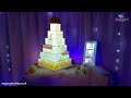 wedding cake projection mapping