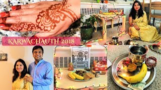 Karwachauth vlog 2018 || How I Celebrated || Indians In USA || Hope you Relate || Indian NRI mom